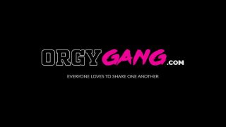 Glamorous pornstar enjoys a hardcore interracial gangbang
