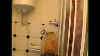 Horny Couple Having Rough Sex In The Dutch Bathroom